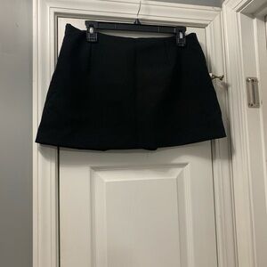 Zara Black Mini Skort